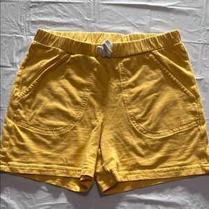 Hanna Andersson Yellow Athletic Shorts size 130